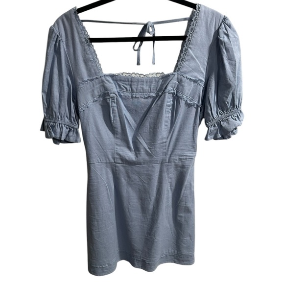 NWT Mini Sundress with Puff Sleeves - Picture 2 of 3